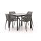 Forza Ripi/Sestino 90 cm Gartenmöbel-Set 5-Teilig Stapelbar
