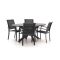 Bellagio Anzio/Fidenza oval 180 cm Gartenmöbel-Set 5-teilig stapelbar