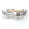 Bellagio Vezzano/Linosa 160 cm Esstischgruppe 9-teilig