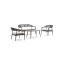 Manifesto Belpasso Sessel-Sofa Lounge-Set 4-teilig