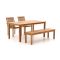 Sunyard Jakarta/Liverpool 160 cm Gartenmöbel-Set mit Sofa 4-teilig stapelbar