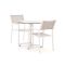 Bellagio Roma/Canzo Ø 80 cm Gartenmöbel-Set 3-teilig stapelbar