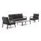 Bellagio Ciane Sessel-Sofa Lounge-Set 4-teilig (5-Sitzer)