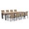 Manifesto Villongo/ROUGH-S 300cm dining tuinset 9-delig stapelbaar
