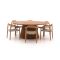 Bellagio Berbaro/Santa Severina ø 180 cm Gartenmöbel-Set 7-Teilig Stapelbar