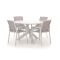 Bellagio Dranera/Lodola ø 130 cm Gartenmöbel-Set 5-teilig stapelbar