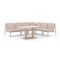 Manifesto San Teodoro/Usini 140 cm Dining Ecklounge-Set 5-teilig verstellbar