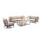 Apple Bee Condor Sessel-Sofa Lounge-Set 6-teilig