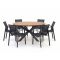 Forza Altea/Fidenza ø149cm dining tuinset 7-delig stapelbaar