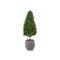 Designplants/Luca Lifestyle Buchsbaum Tower Kunstpflanze (h:140 cm) mit Grigio Balloon Blumentopf