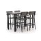 Bellagio Fidenza 150 cm Gartenbar-Set 5-Teilig