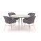Hartman Delphine/Sophie Studio ø 128 cm Gartenmöbel-Set 5-teilig