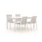 R&S Design Altea/Veneto 160 cm Gartenmöbel-Set 5-teilig stapelbar