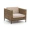 ROUGH-D Gartensessel - Old Teak Greywash, Taupe - Beige - Braun - Teakholz