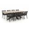 Manifesto Rivola/ROUGH-Y Ellips 280cm dining tuinset 9-delig