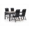 Forza Capri/Fidenza 160 cm Gartenmöbel-Set 5-teilig verstellbar