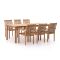 Sunyard Jakarta/Liverpool 210 cm Gartenmöbel-Set 7-teilig stapelbar