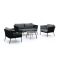 Intenso Levanzo/Bovezzo Sessel-Sofa Lounge-Set 4-teilig