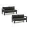 Bellagio Campazzo Lounge Element linker Arm + rechter Arm 168 cm
