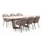 SUNS Nappa/Palermo 240 cm Gartenmöbel-Set 7-teilig