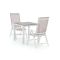 Bellagio Avenza/Fidenza 78 cm Gartenmöbel-Set 3-teilig verstellbar