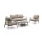 Bellagio Valli Sessel-Sofa Lounge-Set 4-teilig