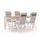 Bellagio Lugo/Fidenza 160cm dining tuinset 5-delig  verstelbaar