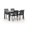 Bellagio Dranera/Fidenza 160 cm Gartenmöbel-Set 5-teilig stapelbar