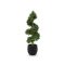 Designplants/Luca Lifestyle Buchsbaum Spirale Kunstbaum (h:140 cm) mit Grigio Balloon Blumentopf