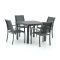 Bellagio Anzio/Fidenza 90 cm Gartenmöbel-Set 5-teilig stapelbar