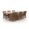 Manifesto Ortello/Induno Dänisch oval 240 cm Gartenmöbel-Set 7-teilig