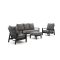Bellagio Musone Sessel-Sofa Lounge-Set 5-Sitzer 4-teilig