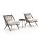 Intenso Brittoli/Pito ø 44 cm lounge Balkon-Set 3-delig