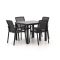 Bellagio Dranera/Fidenza 90 cm Gartenmöbel-Set 5-teilig stapelbar
