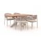 Bellagio Panaro/Induno Dänisch Oval 180 cm Gartenmöbel-Set 5-teilig stapelbar