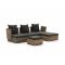 ROUGH-B Chaiselongue Lounge-Set 5-teilig