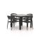 Manifesto Belpasso/Fidenza 90 cm Gartenmöbel-Set 5-teilig stapelbar