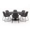 Tierra Outdoor Rivera/La Fonte ø 150 cm Gartenmöbel-Set 7-teilig