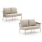 Bellagio Birgi Novo Lounge Element linker + rechter Arm 141 cm