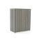 Biohort Gartenschrank 155x83x182,5 cm (inkl. Bodenplatte und gestell) - Kwartgrijs Metallic (2100 liter)
