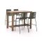 Manifesto Mussa/ROUGH-X 135 cm Gartenbar-Set 5-teilig stapelbar