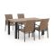 Manifesto Villongo/ROUGH-S 160 cm Gartenmöbel-Set 5-teilig stapelbar