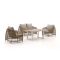 Manifesto Ortello/Fidenza Lounge-Esszimmer-Set 4-teilig 4-Sitzer