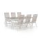Bellagio Avenza/Fidenza 220 cm Gartenmöbel-Set 7-teilig verstellbar