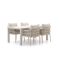 SUNS Fiave/Monte Vari 180 cm Gartenmöbel-Set 5-teilig