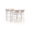 Bellagio Roma/Fidenza 150 cm Gartenbar-Set 5-teilig