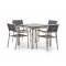 Bernstein Freiburg/Bremen 90 cm Gartenmöbel-Set 5-teilig stapelbar