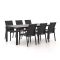 Bellagio Albinea/Menzano 220 cm Gartenmöbel-Set 7-teilig stapelbar