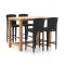 Forza Sironi/ROUGH-X 135 cm Gartenbar-Set 5-teilig