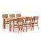 Bellagio Omodeo/Buxton 220cm dining tuinset 7-delig